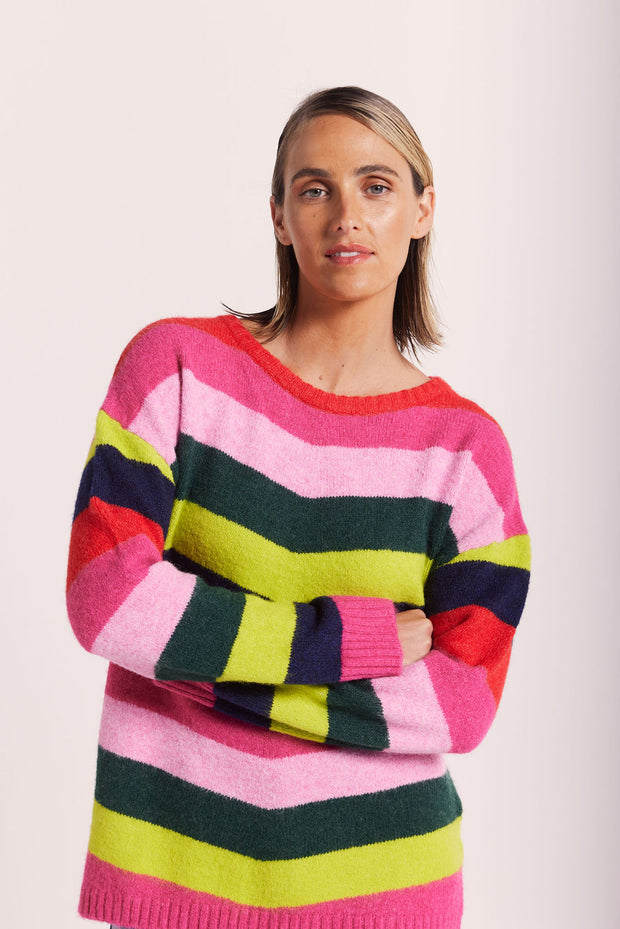 Jumper - Wool Blend Crew Neck Sweater by Wear Colour