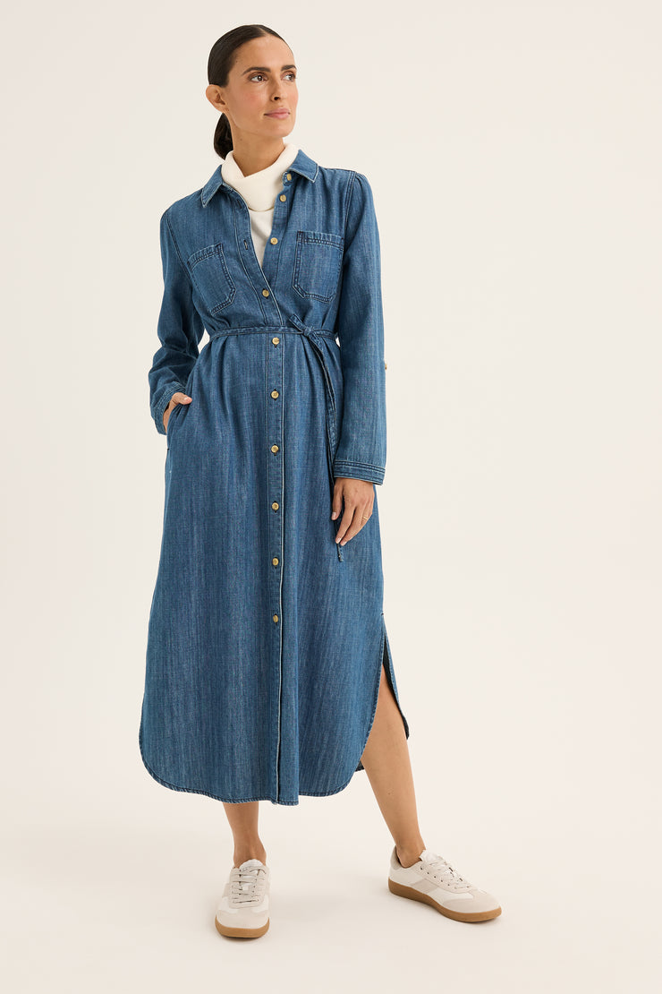 Dress - Citrine Chambray by Yarra Trail