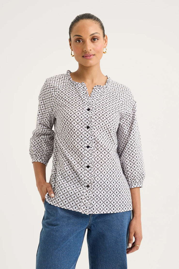 Top - Basalt Print by Yarra Trail