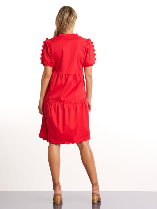 Dress - Scalloped Detail by Marco Polo
