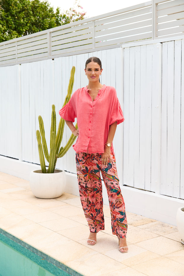 Pant - Scarlet in Spanish Red by COLLECTIVO