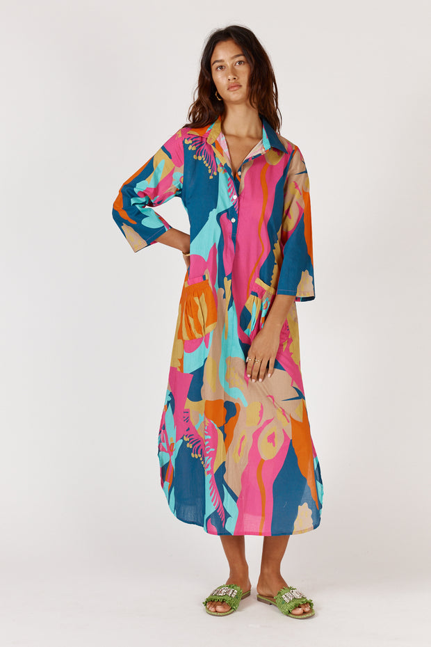 Dress - Lotus Bloom Midi by Rubyyaya