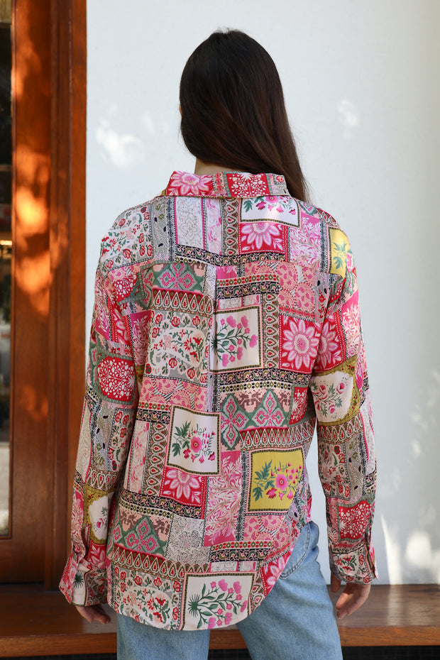 Top - Patch Print Shirt by Joop and Gypsy