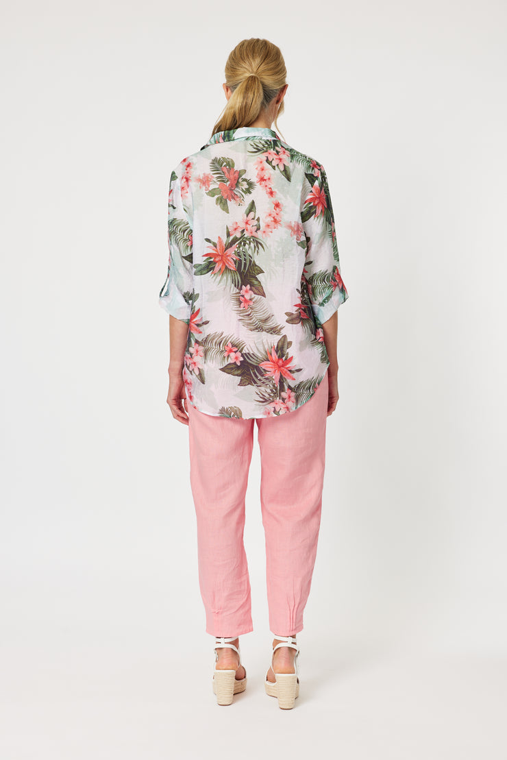Top - Paradise Print Shirt