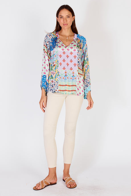 Top - Boucher Patch Shirt by Rubyaya