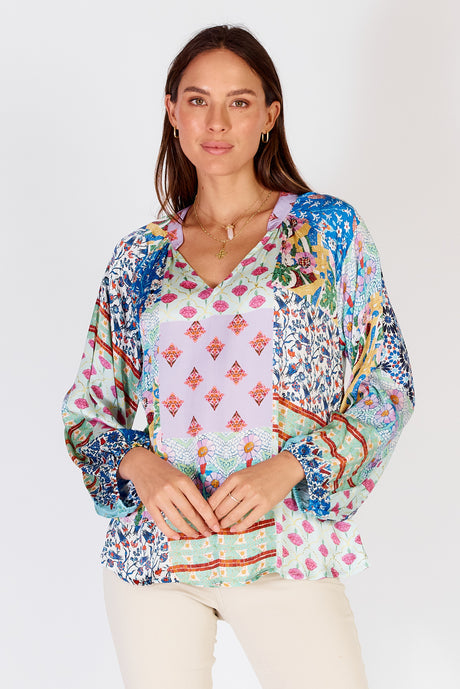 Top - Boucher Patch Shirt by Rubyaya
