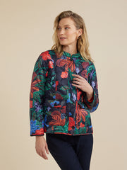 Jacket - Dark Floral Print by Yarra Trail