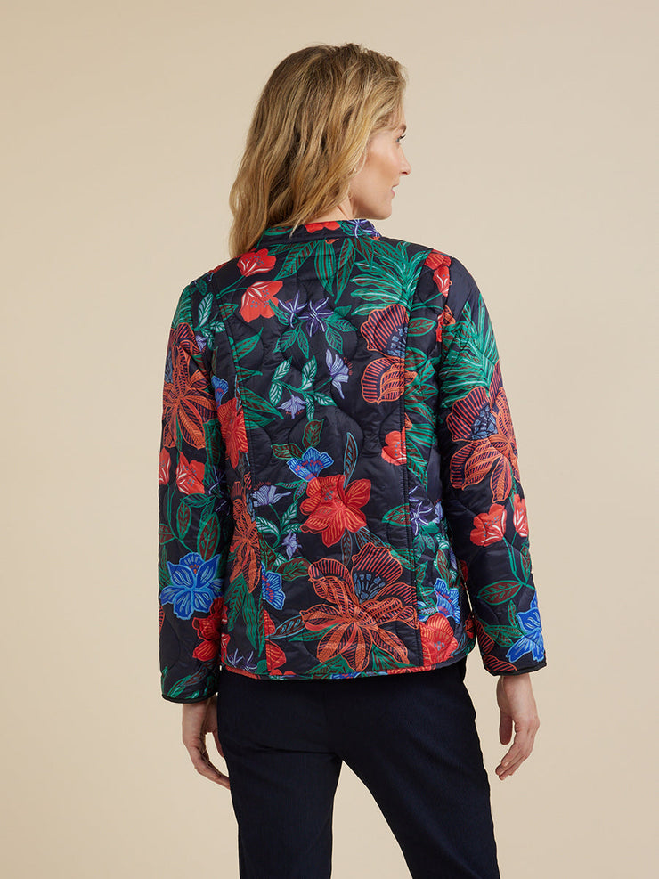 Jacket - Dark Floral Print by Yarra Trail
