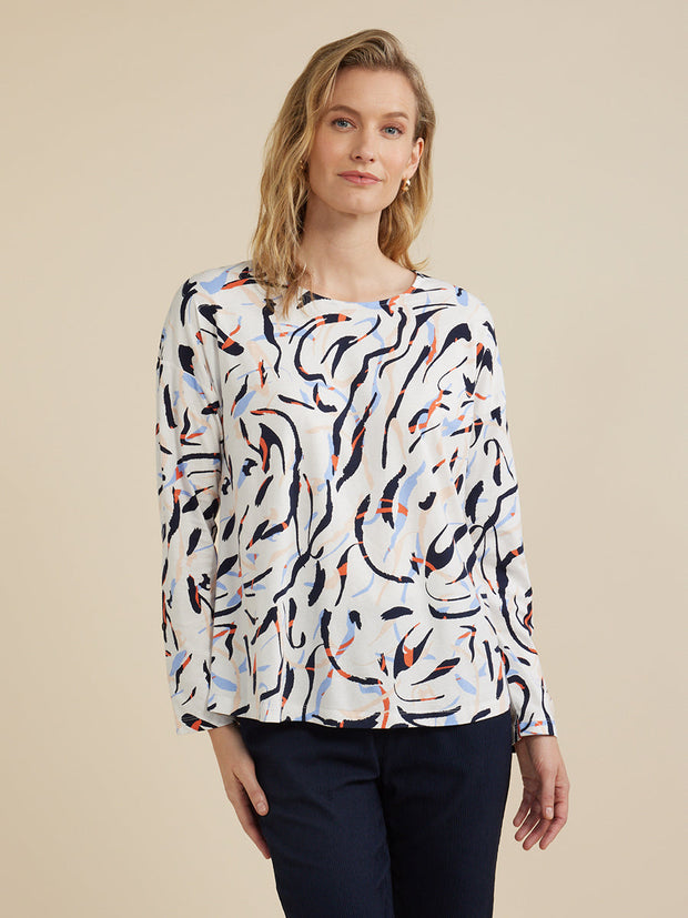 Top - Crossings Print L/S Tee by Yarra Trail