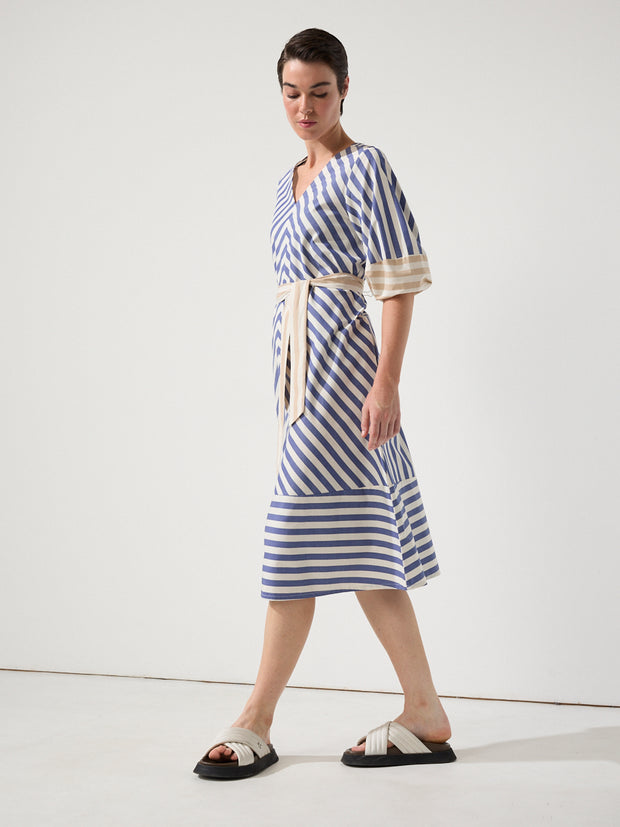 Dress - Spliced Stripe by Marco Polo