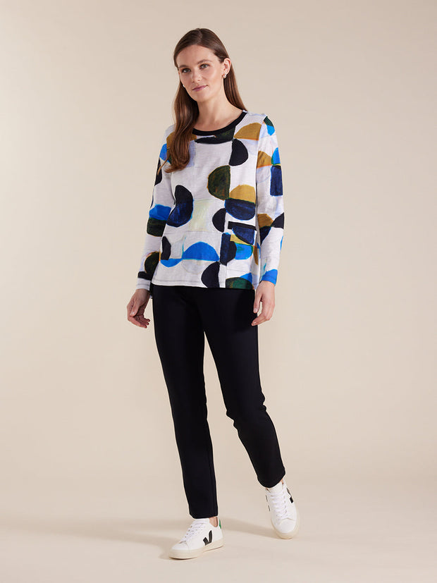 Top - L/S Moonscape by Marco Polo