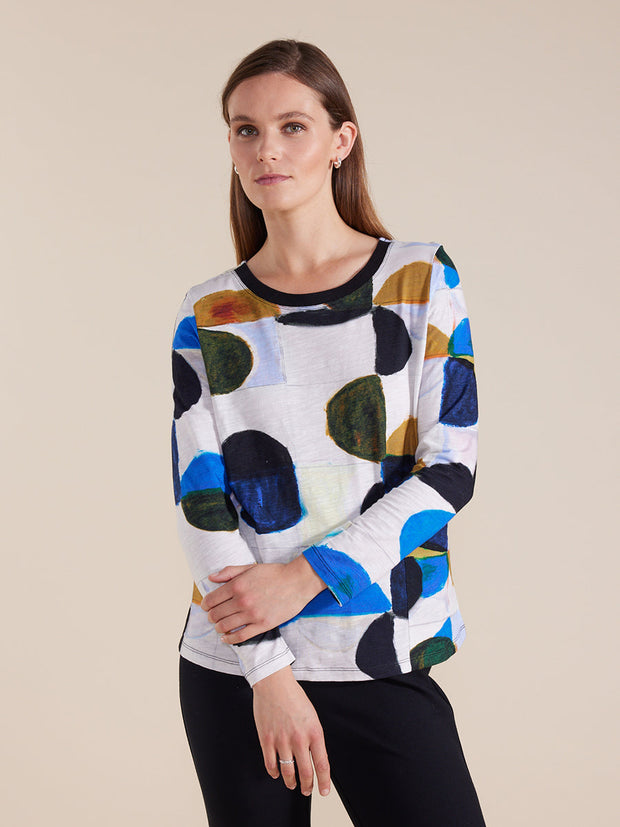 Top - L/S Moonscape by Marco Polo