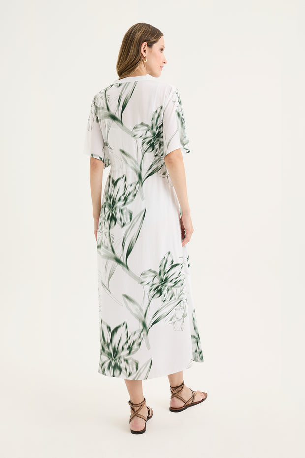 Dress - Lotus Print 2 by Yarra Trail