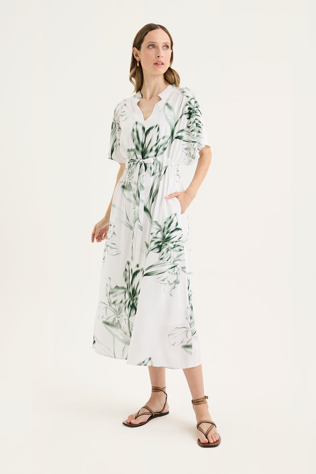 Dress - Lotus Print 2 by Yarra Trail