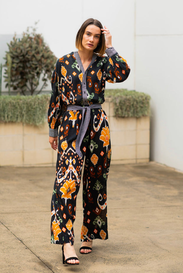 Pant - Grace Palazzo Ikat by Collectivo