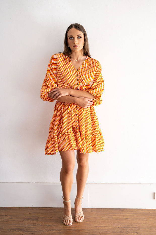 Dress - Orange Grove by Collectivo