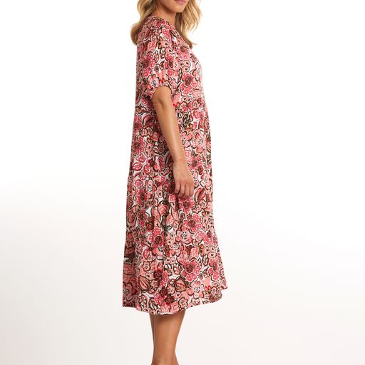 Dress - S/S Floral by Marco Polo