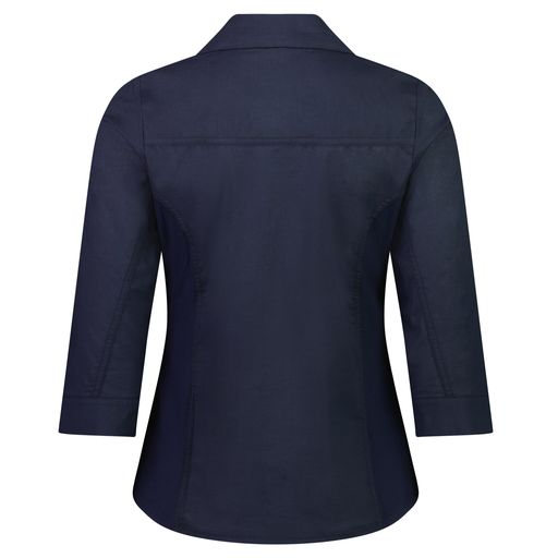 Top - Button up Rib Panel Shirt by Vassalli