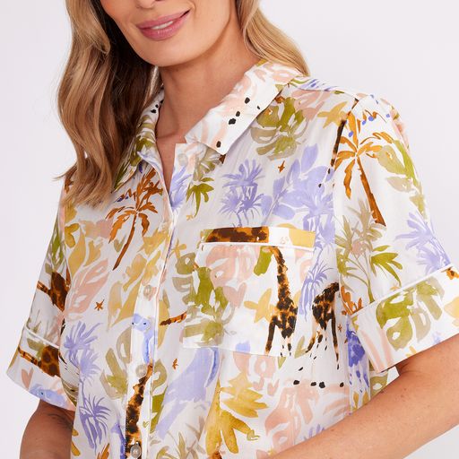Night Shirt - Summer Safari by Yarra Trail