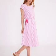 Dress - Bright Pink Stripe by Yarra Trail