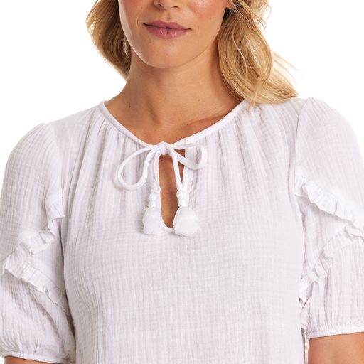 Top - Ruffle SLV by Marco Polo