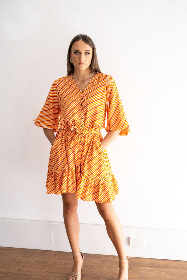 Dress - Orange Grove by Collectivo