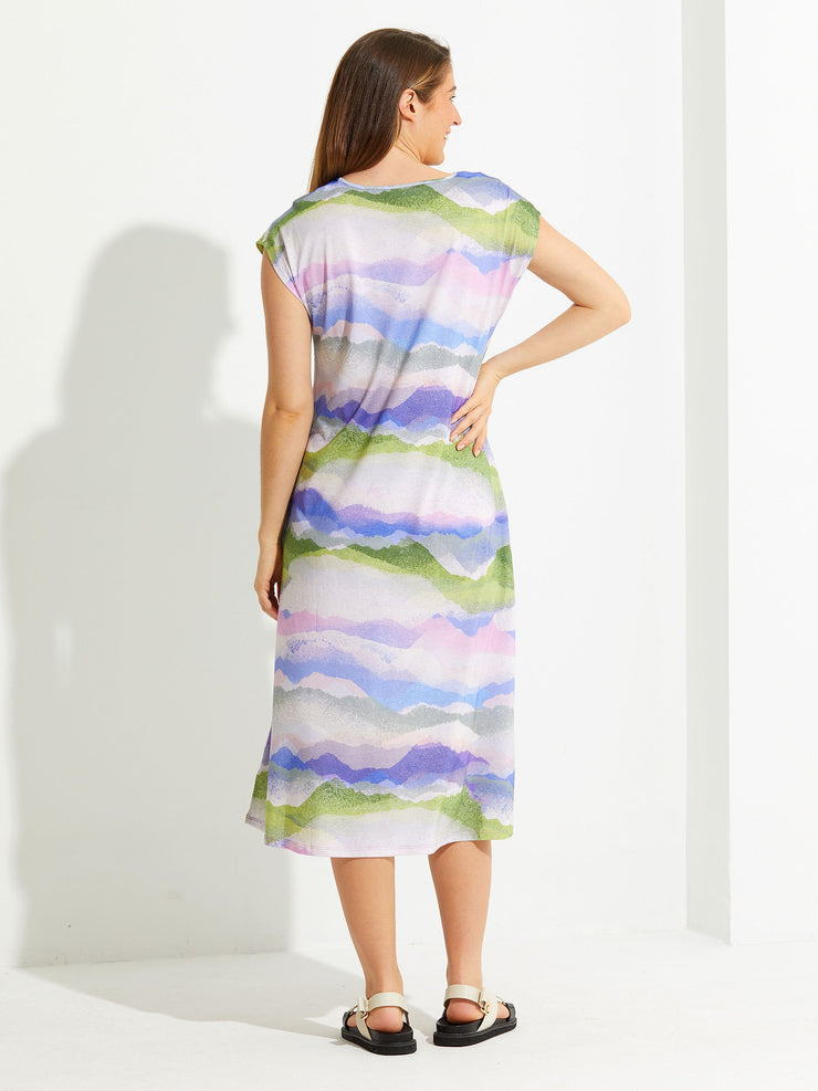 Dress - Alps Print by Yarra Trail