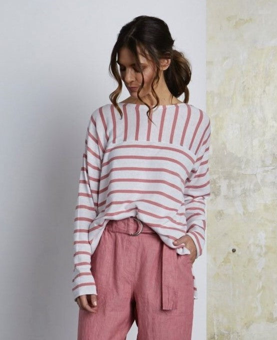 Jumper - Butt Shoulder Stripe Pullover