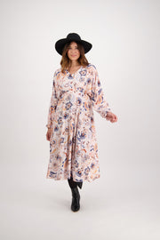 Dress - L/S V Neck Batwing by Vassalli