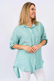 Top - Collyn Italian Linen Shirt