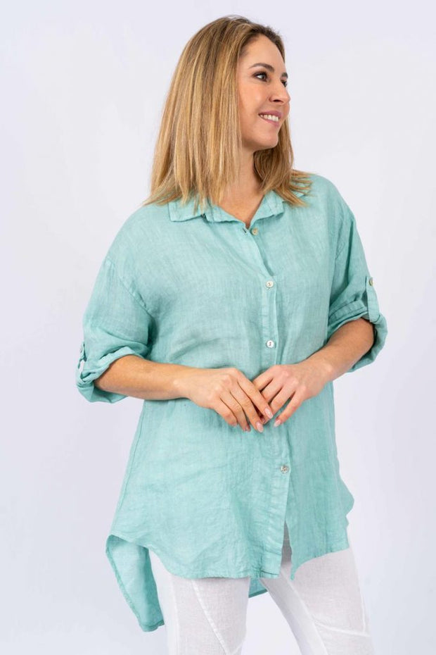 Top - Collyn Italian Linen Shirt