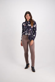 Pant - Skinny Leg Pull on Cord by Vassalli