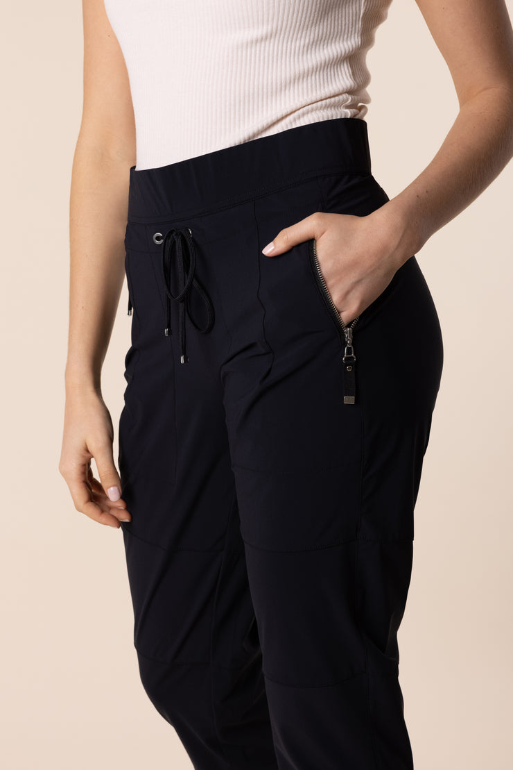Pant - Black Panelled by Two -T's