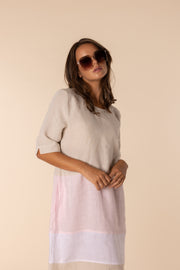 Dress - Panel Linen Shift