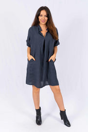 Dress - Deglio Italian Linen Shirt