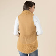Vest - Faux Fur Gold by Threadz