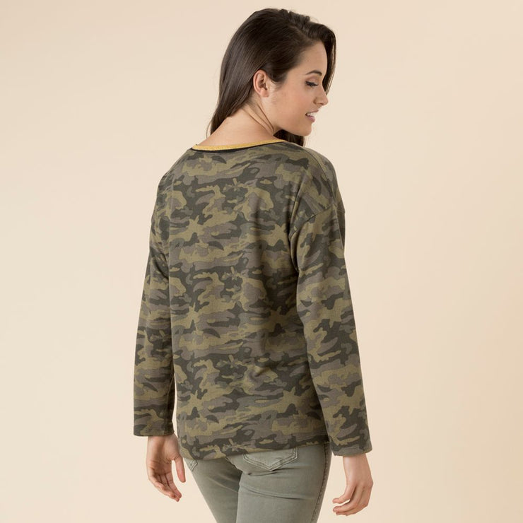 Top - Camouflage Print Tee