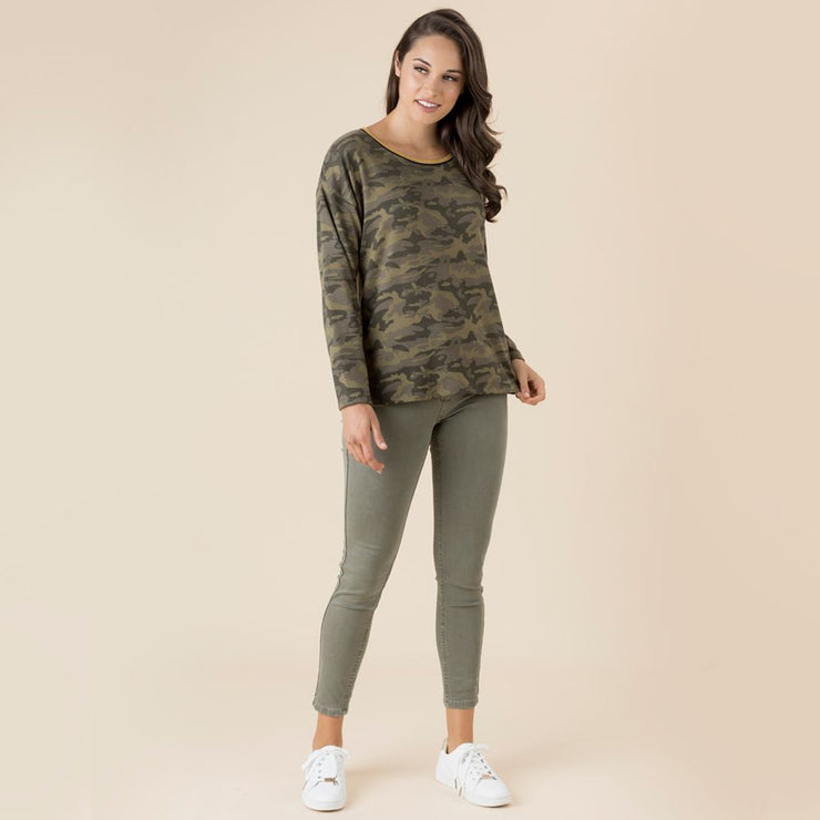 Top - Camouflage Print Tee