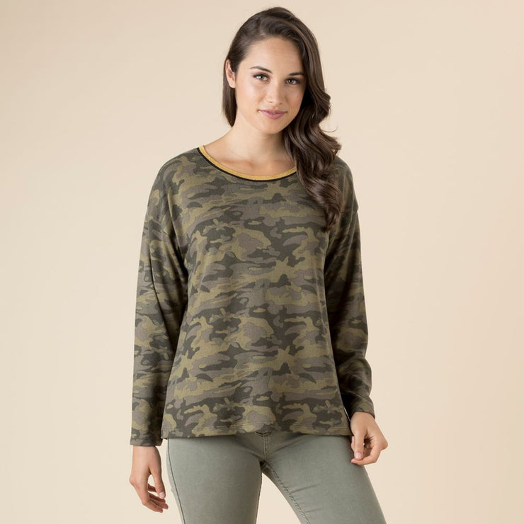 Top - Camouflage Print Tee