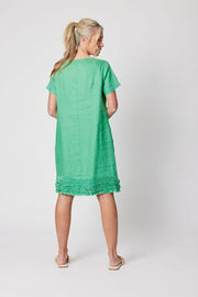 Dress - Linen Ruffle Hem by GS