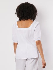 Top - T Square Neck by Threadz