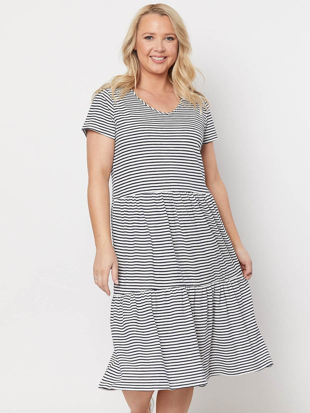 Dress - T Stripe by Threadz