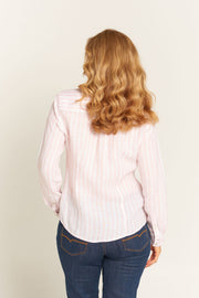 Top - Stripe Cassic Fit Linen Shirt by Goondiwindi Cotton
