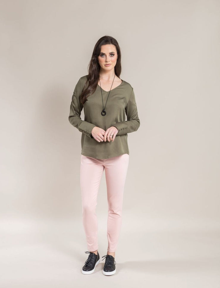 Top - Shirred SLV by Vassalli