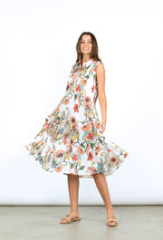 Dress - Flourish Print Cotton by Yarra Trail