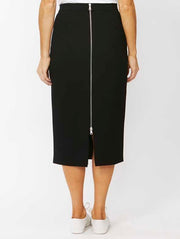 Skirt - Classic Ponte Midi by PINGPONG