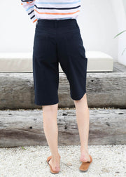 Pant - Navy Cotton Shorts by Goondiwindi Cotton