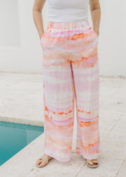 Pant - Pink Print by Goondiwindi Cotton