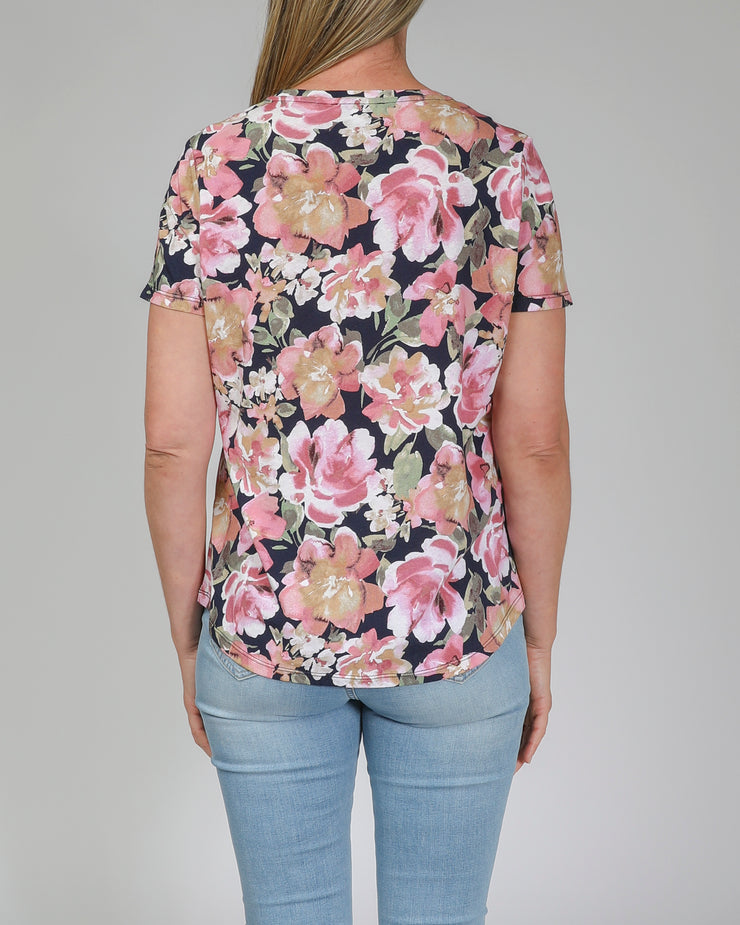 Top - V Neck Floral by JUMP