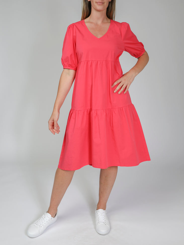 Dress -  FAVOURITE Tiered V Neck by JUMP